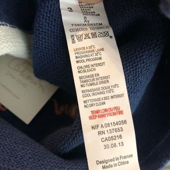 Catimini Sz 3 Cardigan Sweater NWT - Picture 6 of 6